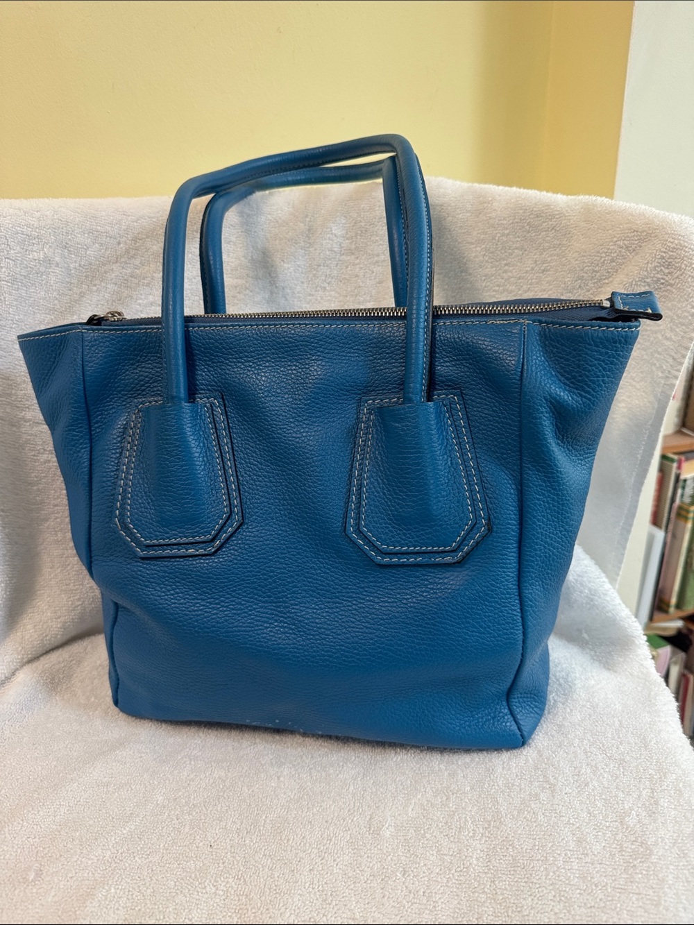 Laurent Effel  St. Barth Handbag/ Colbat Blue